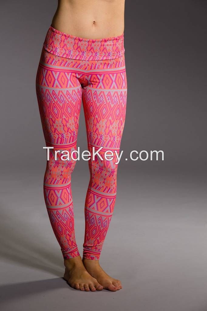 Top Quality Tights Women Sports Breathable Polyester Spandex Indian Girls leggings