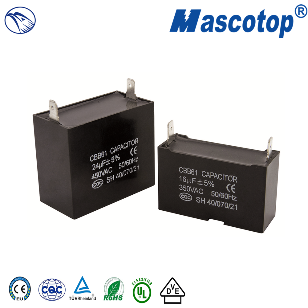 CBB61 AC motor capacitor 