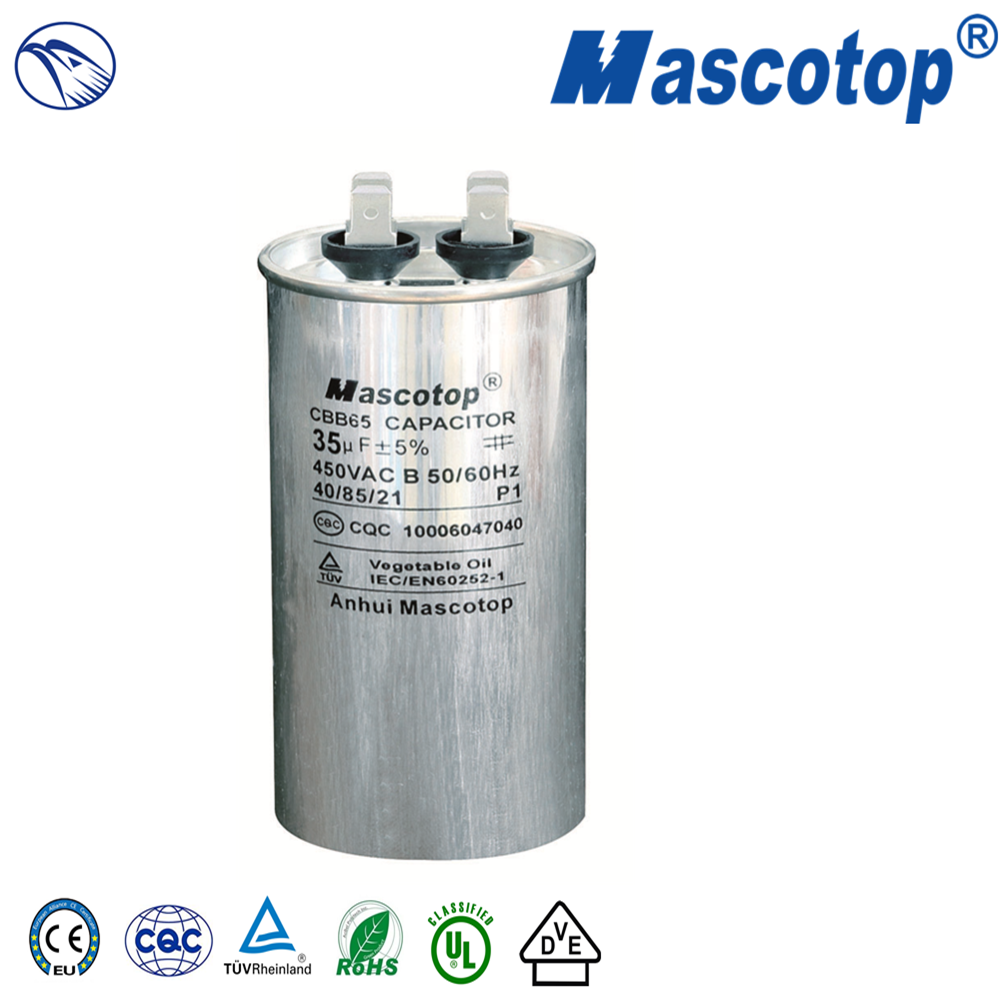 CBB65-R AC motor capacitor (Dual type )