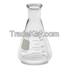 glass cylinder, conical flasks, measuring flasks etc