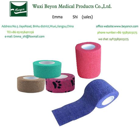 waterproof elatic cohesive bandage for micro wounds