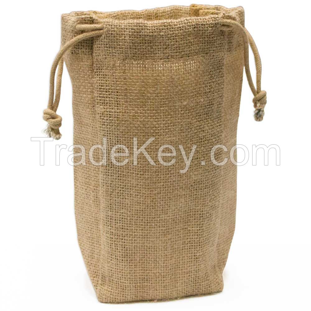 JUTE DRAWSTRING BAG