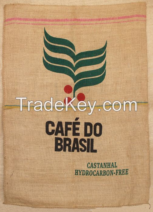 Jute Hessian Bag For Coffee, Cocoa, Cashew Packing