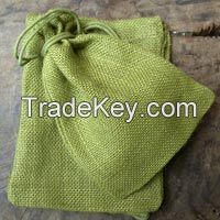 JUTE DRAWSTRING BAG