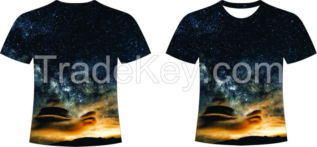 Sublimated Printed T Shirts | Custom Size & Colors