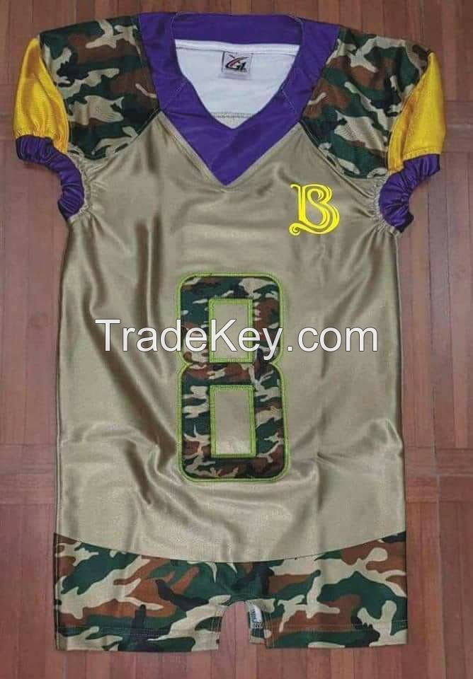 Sublimated American Football Uniform