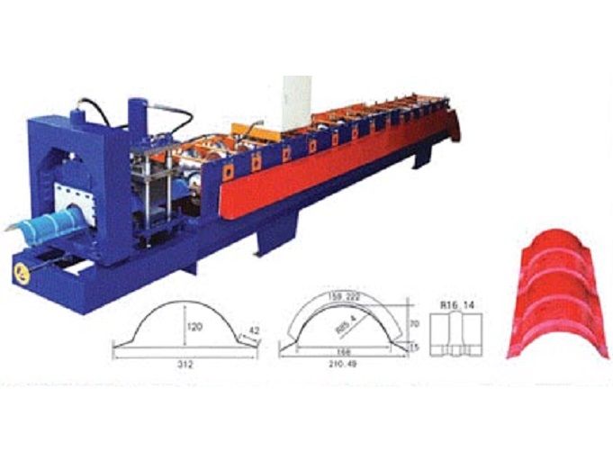 Ridge Cap Galvanized Tile Forming Machine price