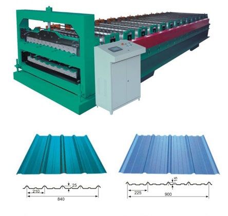 840/900 Double Layer Roof Tile Forming Machine