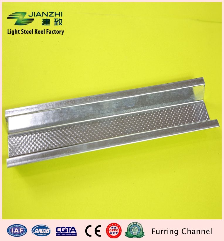 Best price 60g-120g zinc/m2 galvanized steel ceiling furring channel for Africa 
