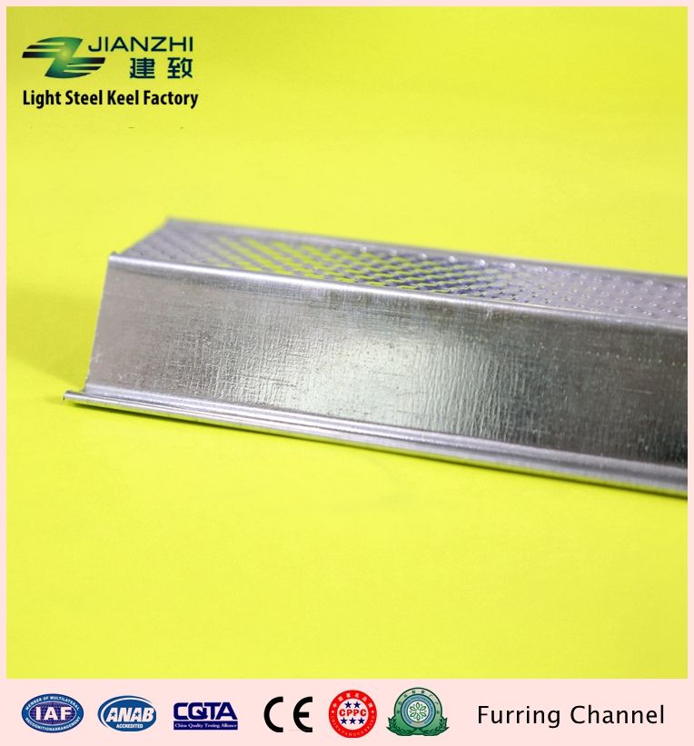 Best price 60g-120g zinc/m2 galvanized steel ceiling furring channel for Africa