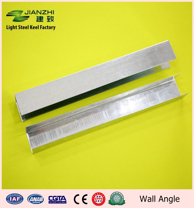 Best supplier 30*30*30mm ceiling u type wall angle with 80g/m2 zinc coating