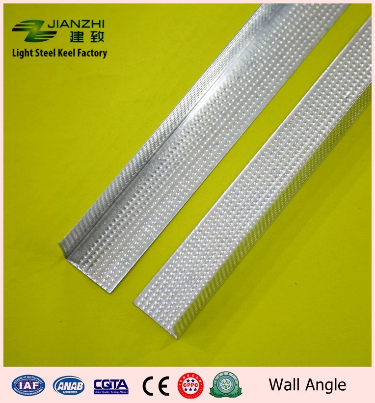 Factory price 60-120g/m2 zinc coating steel keel L type ceiling wall angle