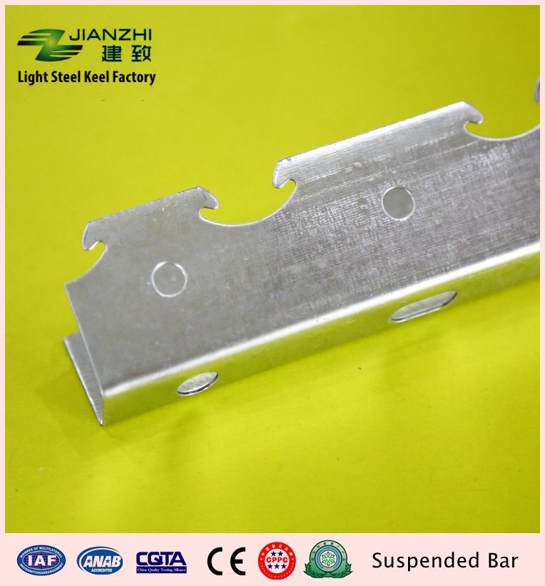 Online selling 50*38mm rust proof suspended bar ceiling main runner with 0.7-1.0mm thickness