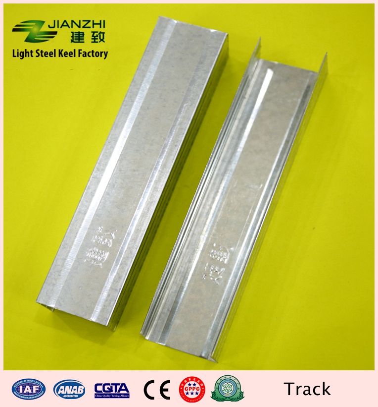 Factory price 50*40mm galvanized steel drywall c track with 0.5-0.8 thickness