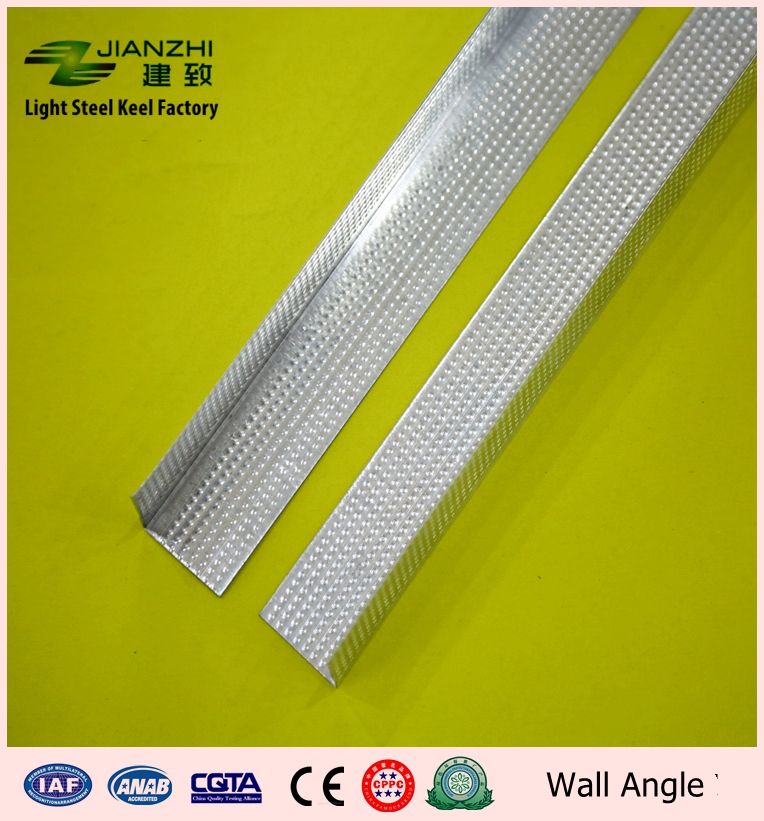 Factory price 60-120g/m2 zinc coating steel keel L type ceiling wall angle