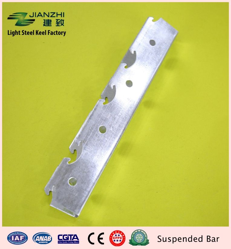 Online selling 50*38mm rust proof suspended bar ceiling main runner with 0.7-1.0mm thickness