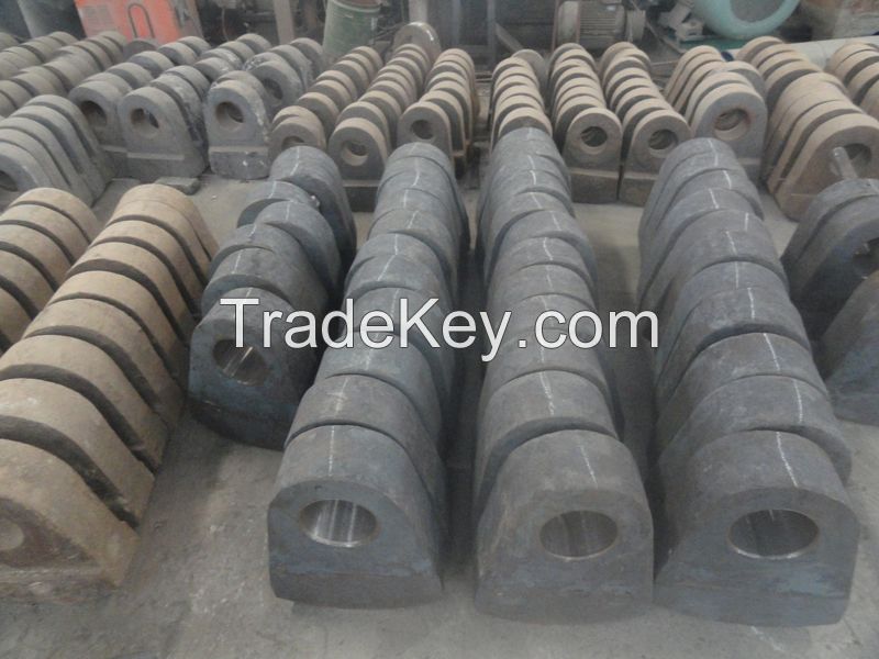 Manganese steel hammers