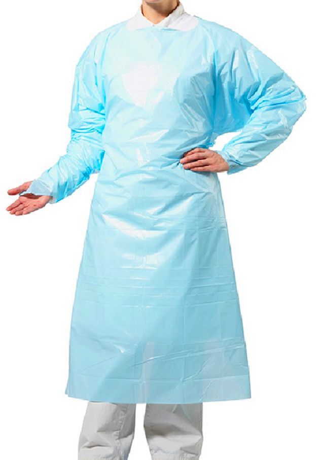 Disposable PE gown