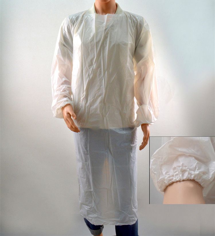 Disposable medical PE gown