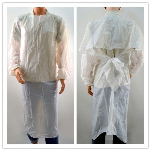 Disposable PE gown