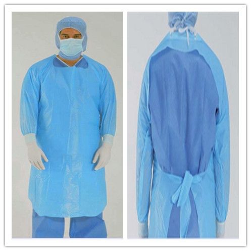 Disposable PE gown