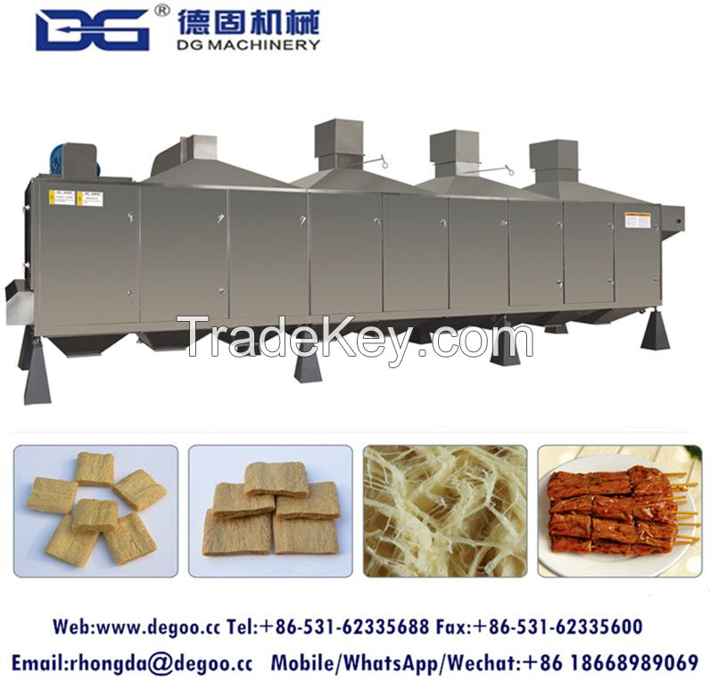 hight quality textured fibre soya potein food production line