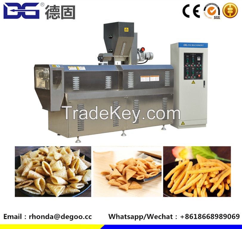 fried wheat flour based snacks machine