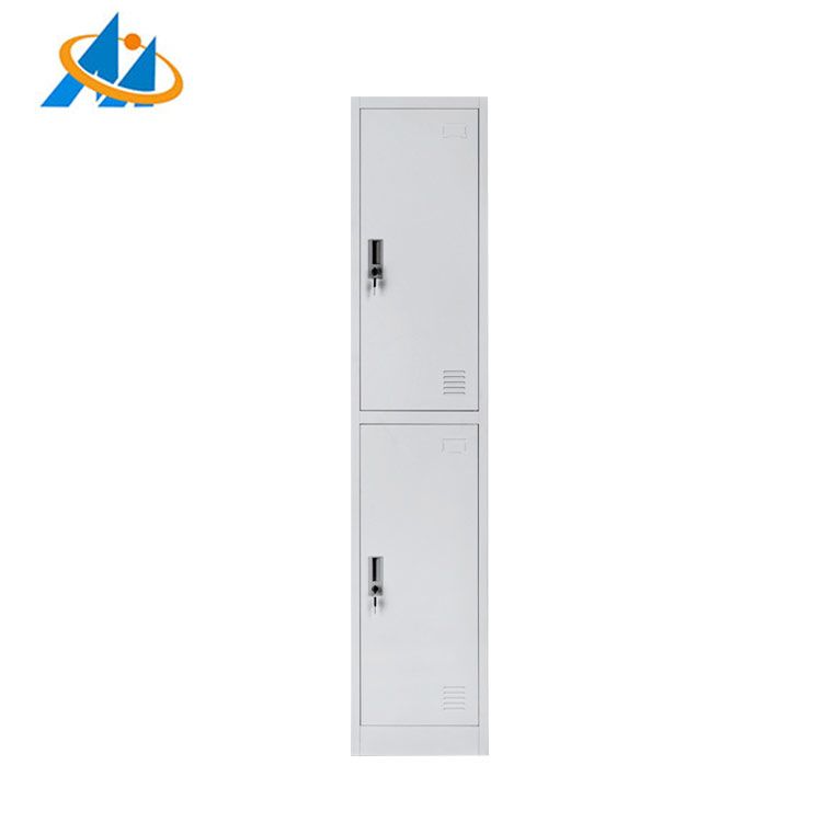 Modern new design 2 door steel employee metal wardrobe locker