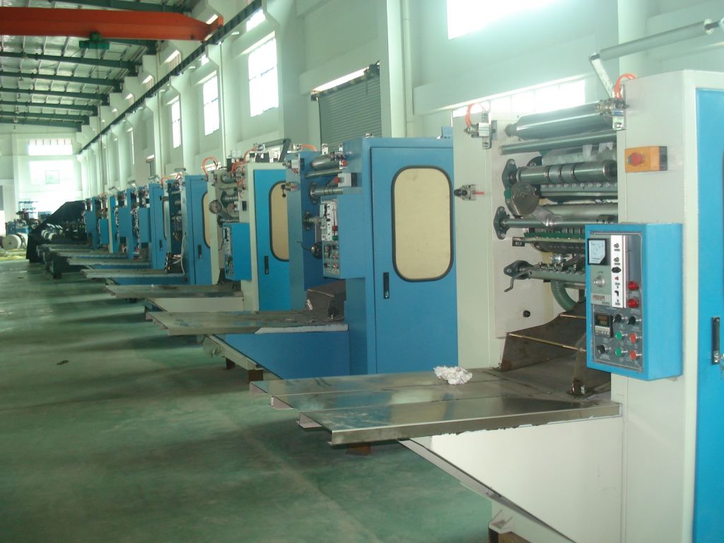 facial tissue machine