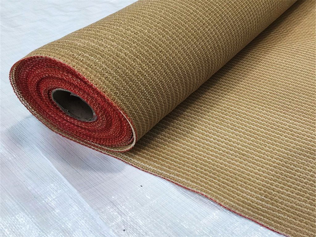 100% HDPE Virgin materials Tape Shade Net Beige Color