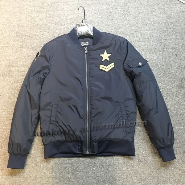 men jacket fsk001 bomber with quilted padding 