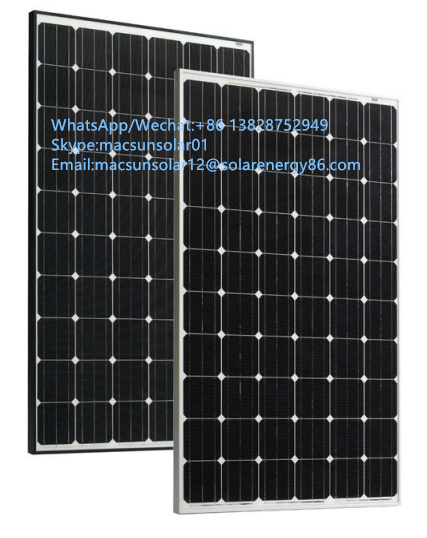 A Grade Quality Mono PV Solar Panel 300W Solar Panel System with low price