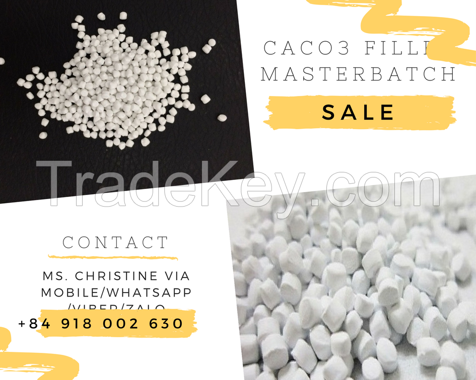 Polyethylene Filler masterbatch with 70-80% CACO3 for film blown