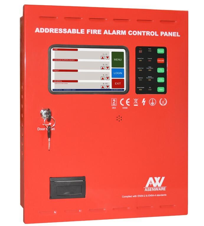 Addressable Fire Alarm Control Panel 1 To 8 Loops