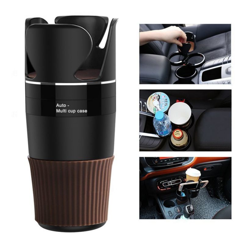 Multi-Functional Car Stack Organizer Cup Holder Rotatable Storage Cup