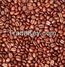 Raw and Roasted Arabica Coffee Beans