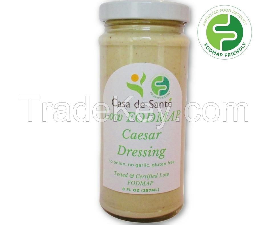 Low FODMAP Certified Caesar Salad Dressing, No Onion No Garlic