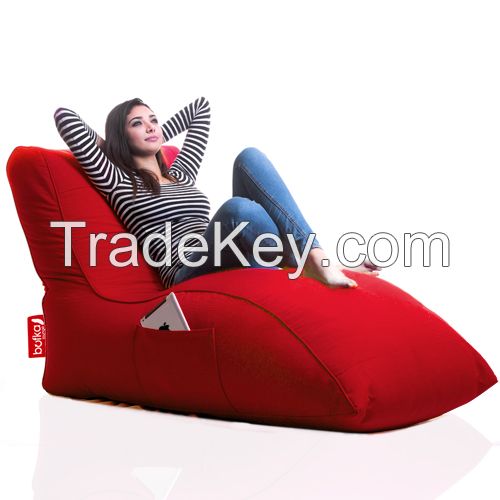 lounger pvc red