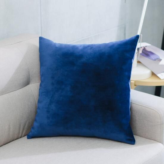 yoyoKMC Solid Velvet Throw Pillow Cover/Euro Sham/Cushion Sham, Super Luxury Soft Pillow Cases, Many Color & Size options