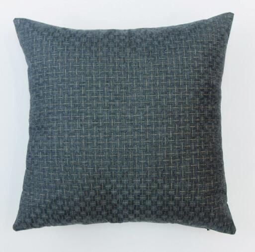 Durable Polyester fabric Nylon yarn square shape Geometric Patterns pillow covers