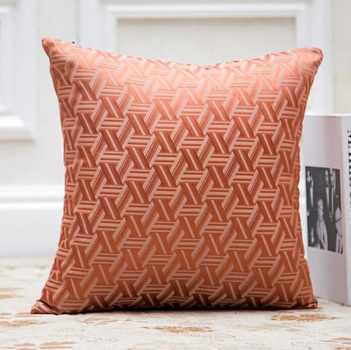 YoyoKMC Triangular Pattern Solid Polyester Decorative Pillow Cover/Sham for Sofa/Bed