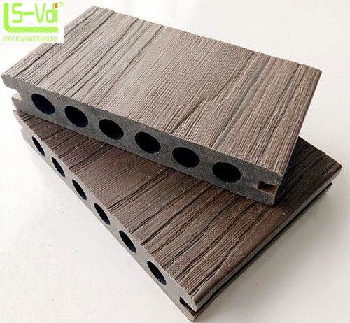 140*22mm Covered With Plastic Layer Outside Co-extrusion WPC Floor