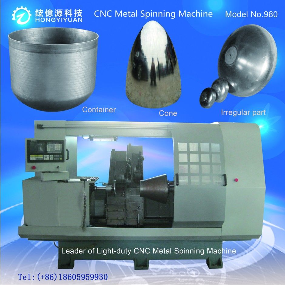 Big High-Precision Automatic Mini CNC Metal Spinning Lathe Machine(Light-duty 980B-8)