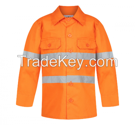 Orange Hi Viz Work Shirt