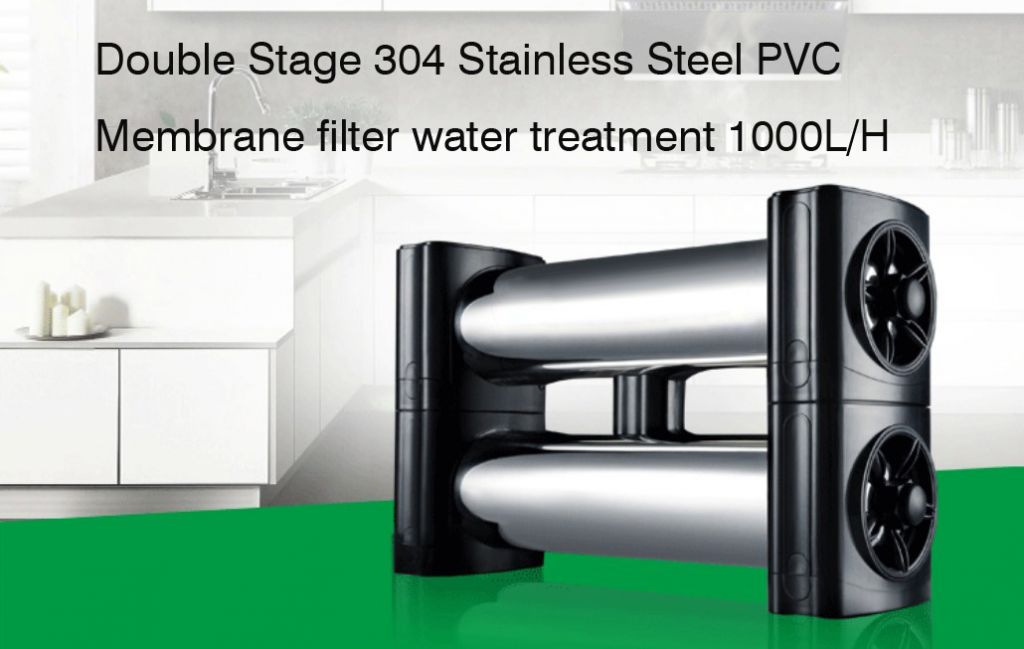 Double Stage 304 Stainless Steel UF Membrane Kitchen filter water treatment