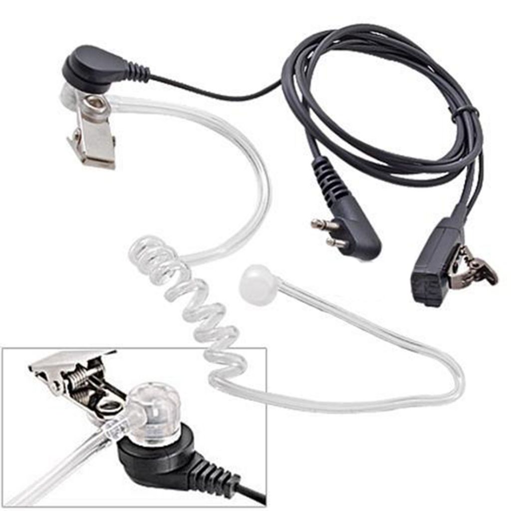 Wholesale Surveillance Covert Acoustic Tube Ptt Earpiece Headset Mic For Motorola Talkabout 1 Pin 2.5mm Two Way Radio