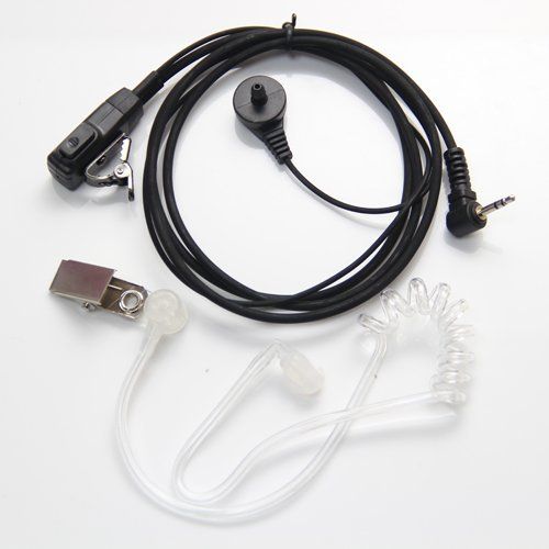 Wholesale Surveillance Covert Acoustic Tube Ptt Earpiece Headset Mic For Motorola Talkabout 1 Pin 2.5mm Two Way Radio