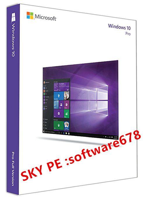 Software key Windows 7 10 pro OEM Sticker Dell HP language pink blue COA from China Microsoft