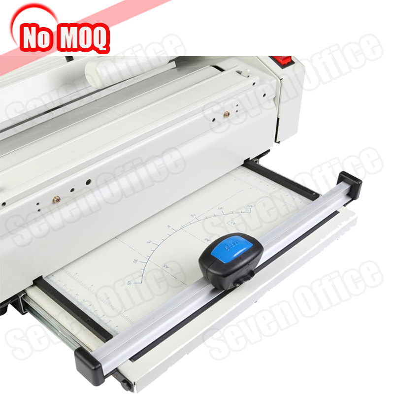 No MOQ Automatic desktop hot melt glue book binding machine with creasing function manufacturer price