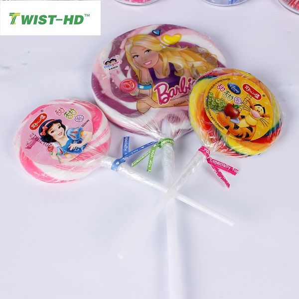 10cm esp for u cartoon printed spool kraft paper twist ties for bread/candy/lollipop bags